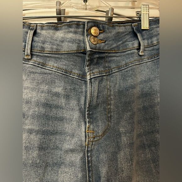 Forever 21 premium jeans light blue‎ Wash mom size 16 - Picture 4 of 15